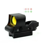 Gun accessories rainproof gun sight with four reticles 5 brightness air rifle scopes 4moa red dot sight