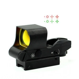 Gun accessories rainproof gun sight with four reticles 5 brightness air rifle scopes 4moa red dot sight
