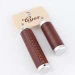 Gyes G-1035L Cow Leather Retro Road Bike 95 130MM Bicycle Handlebar Grips