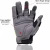 Import HANDLANDY In Stock 3 Open Fingers Anti-vibration Work Gloves Construction Assembly Gloves Auto Mechanic Gloves from China