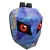 Import Hard Shell backpack for riders, knight led backpack, led eye backpack motorcycle riding skate safety backpack from China