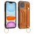 Import Hard Strap Stand Function Pu Leather Card Holder Back Cover Phone Case For iPhone 11 Promax Cover from China