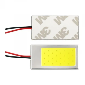 HID xenon COB high power white LED Panel light for car interior reading light 12V led bulb factory