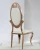 Import High class hotel egg shaped golden wedding chair from China