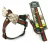 High-end Stylish luxury classic brand bow rivet adjustable dog leash belt pet dog chest harness