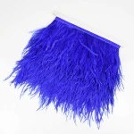 High end wholesales Factory Price Dress Royal Blue decorative wholesale ostrich feather trim
