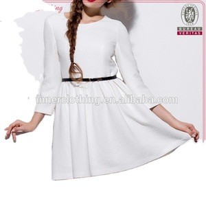 High Fashion New Design Ladies Long Sleeve Cocktail Dress for Ladies