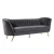 Import High-grade flannel cloth Comfortable sitting Simple French Three seat sofa for shop,office,home from China