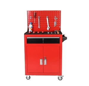 High quality 1 Drawer tool cabinet with casters,tool cart with handle and wheels garage tool cabinet