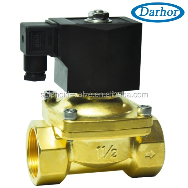 High quality 2 way solenoid valve 12v brass diesel engine fuel stop solenoid valve