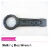 High Quality 45# Steel Striking Box Wrench,40 CR Slugging Ring Spanner,Size 19mm Hammer Ring Spanner