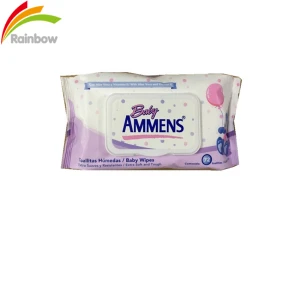 High Quality 72 x 2  Transparent Bag Pack Hand Bag Baby Cleaning Wipes