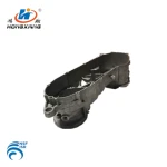 High quality aluminum die cast mold made motorcycle left crankcase box spare parts for motorcycle engine assembly