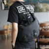 High Quality Black Nylon Shoulder Bag Custom Crossbody Bag Men&#39;s Messenger Bag