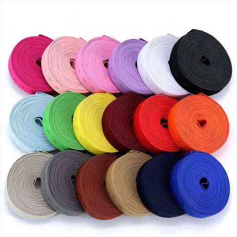 High quality Chinese professional manufacturing elastic color buttonhole jacquard belt