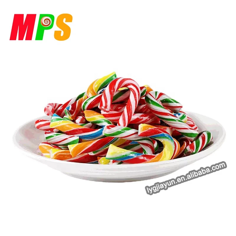 High quality Christmas candy cane hard candy casual snack