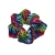 Import High Quality Colorful Sublimated Leopard Velvet scrunchy Tie dye Hair Scrunchies Rainbow Elastic Hair Bands For Girls from China