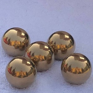High quality different size H62 /65 solid copper/brass balls for valve