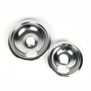 High Quality Durable Easy Cleaning 8 Universal Fits  Chromed Drip Pan