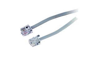 High Quality flat 2C RJ11 to RJ11 Telephone Cable for Indoor Telephone Cords/Wires/Accessories/Equipments