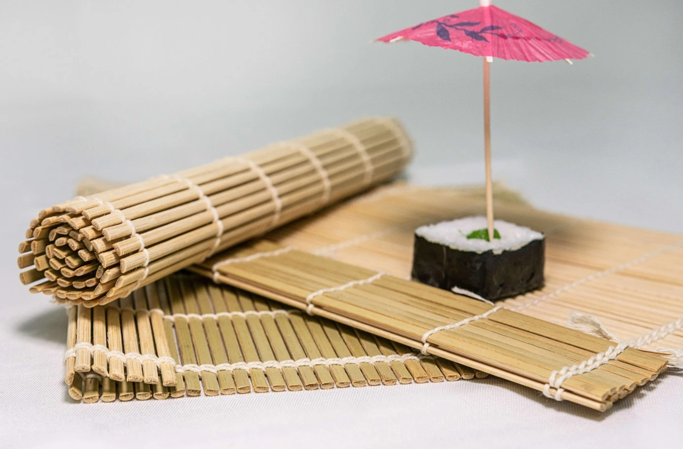 High Quality Japanese Bamboo Sushi Rolling Mat With Natural Color