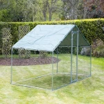 High Quality Low Prise Extra Large Galvanized Tube Walk In Chicken Animal Cage With Door
