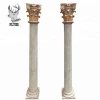 High quality nature marble stone gate pillar design