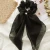 High Quality New Double Bow Bowel Ladies Long Ribbon Lace Hair Large Scrunchies For Women and Girls