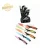 Import High quality Non-stick 5pcs colorful coating stainless steel kitchen knife set from China