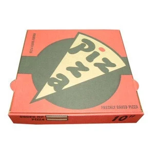high quality pizza box corrugated paper logo box luxury  customize gift box