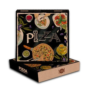 High quality pizza boxes corrugated paper pizza box food paper packaging box