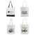 Import High Quality Plain Black Canvas Shopping Bag Accept Custom Logo from China