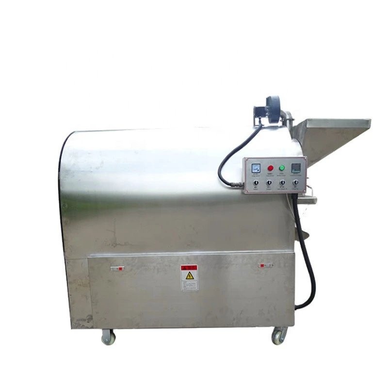 High quality stainless steel 304 groundnut corn grain gas roaster machines price