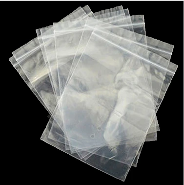 High quality  zipper  bag  resealable clear PE  plastic bag