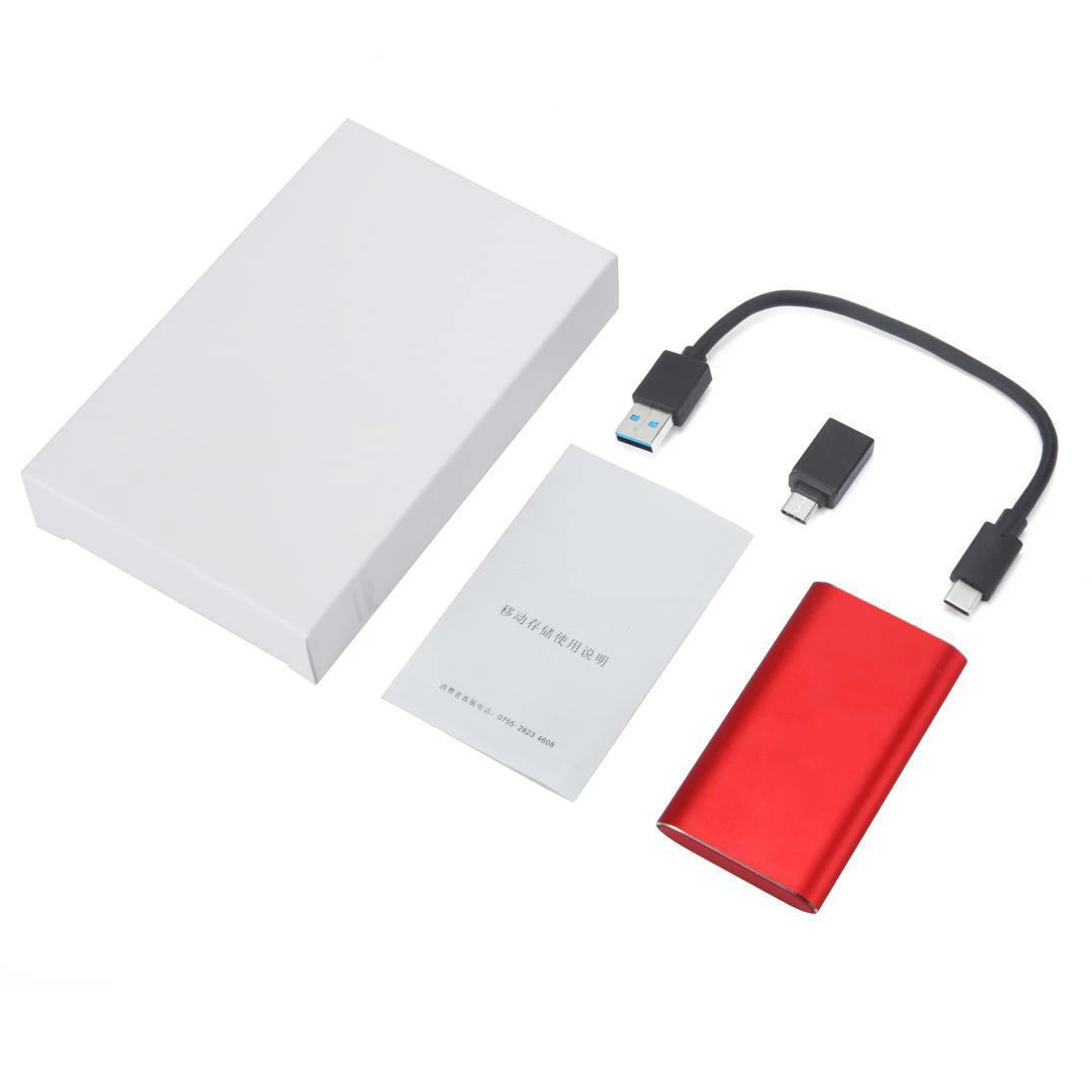 High Speed Slim USB 3.1 Portable SSD 512gb 1tb external ssd hard drive