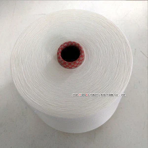 High strength Acrylic Polyester Nylon Cotton yarn 40s 50 60 weaving dty dyed milk tshit knitting combed compact OE yarn price