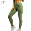High Waisted Custom Printed Workout Tights Nylon Fitness Yoga Pants Leggings For Women