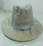 hight quality export waterproof clear pvc hat cover