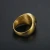 Import Hip hop 18K gold plated stainless steel mens maple leaf finger ring from China