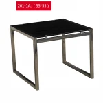 HL-201-1A HOLLY FURNITURE TIGHTHENED GLASS TEA TABLE