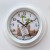 Import Home decorative 18inch  plastic round modern  wall clock from China