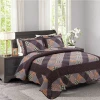 Home Fashion Soft Handmade Comforter Quilt Set Cotton Fiber Patchwork Bedspread For Bed
