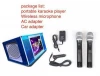 home karaoke  system 10.1 inch touch screen android portable karaoke player