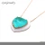 Import Hot new oil drip resin enamel fusion heart-shaped  pendant necklace from China