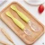 Import hot sale baby fork and baby spoon OEM silicon baby spoons from China