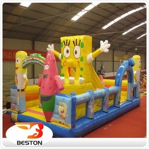 Hot sale cheap used commercial inflatable bouncers for kids garden playhouses children games