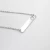 Import Hot Sale Hollow Out Love Stainless Steel Wholesale Customized Blank Bar Necklace from China