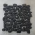 Import Hot sale natural tumbled polished black pebble stone for landscaping and garden decoration from China