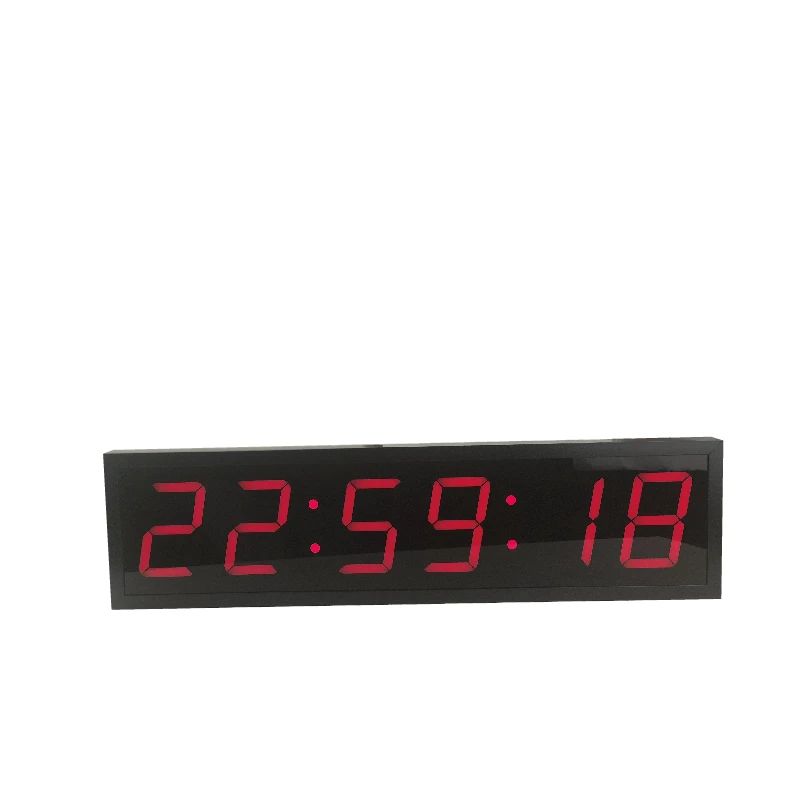 Hot Sales 4 inch 6 digits  Bluetooth App Control LED Interval Training GYM Timer digital clock