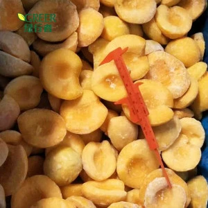 Hot sell IQF frozen apricot halves without skin from China